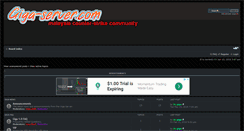 Desktop Screenshot of gforum.giga-server.com